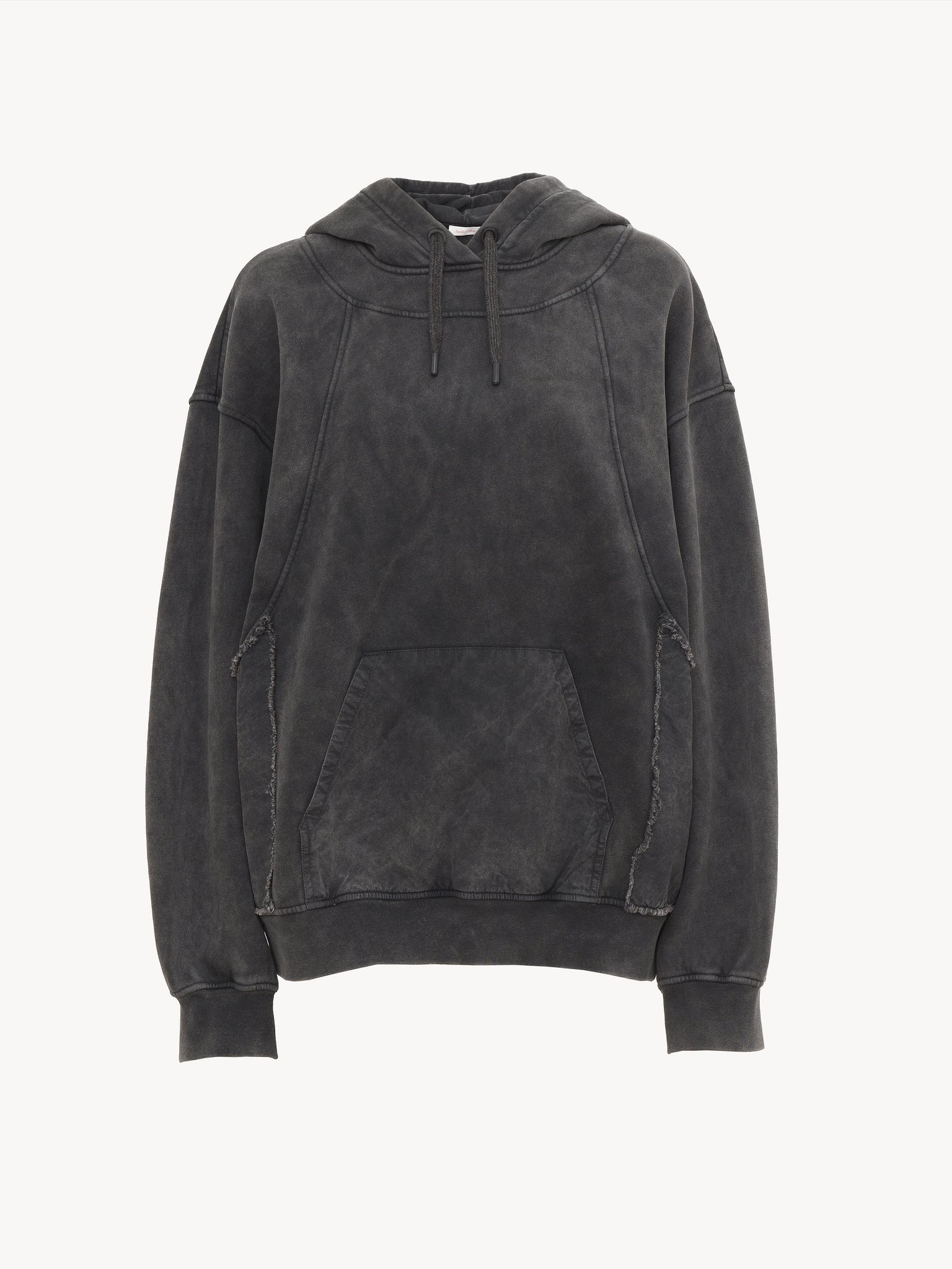 OVER-WASHED HOODED SWEATER - 4