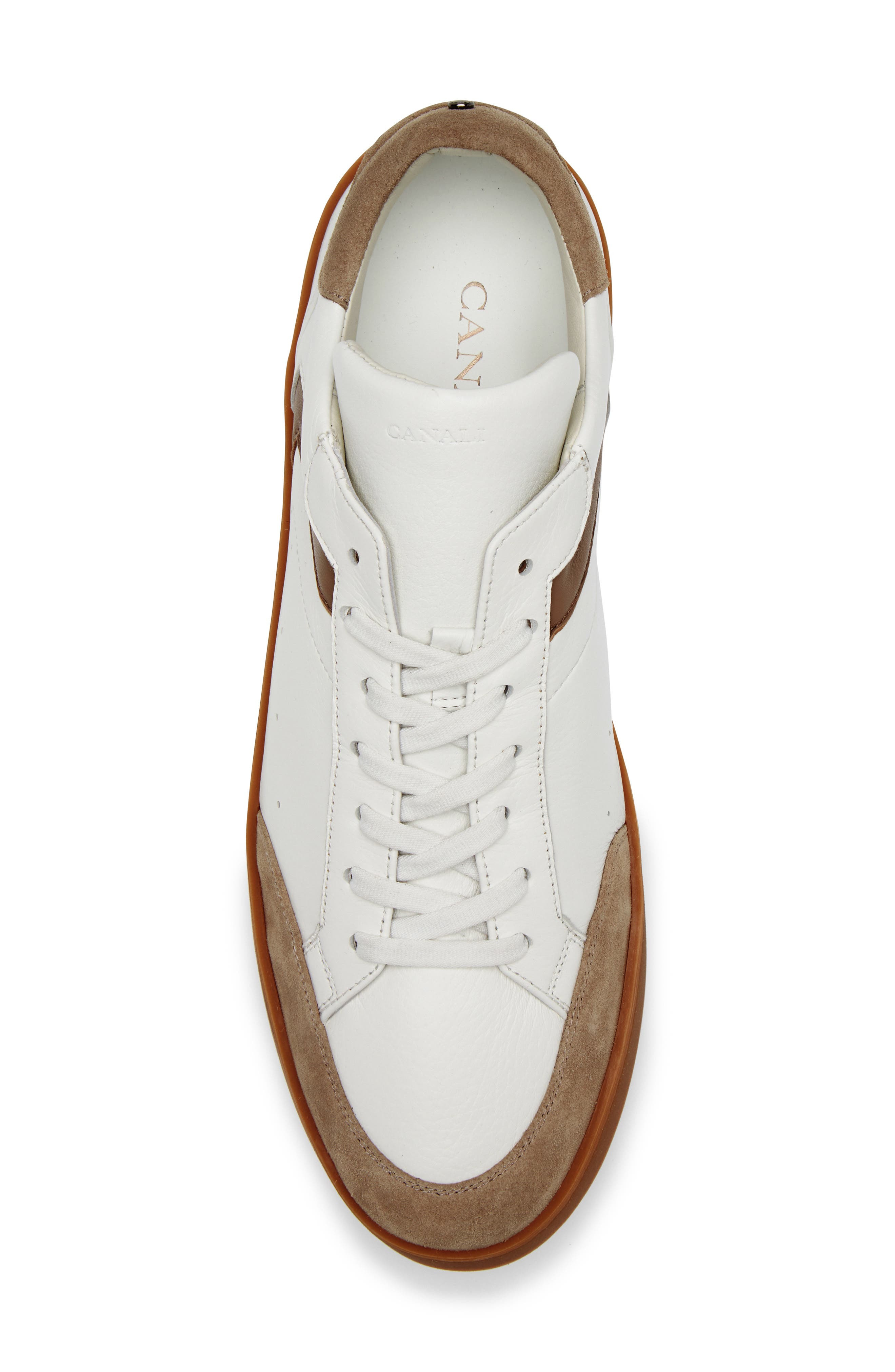 Canali Easy On Low Top Sneaker in White at Nordstrom - 5