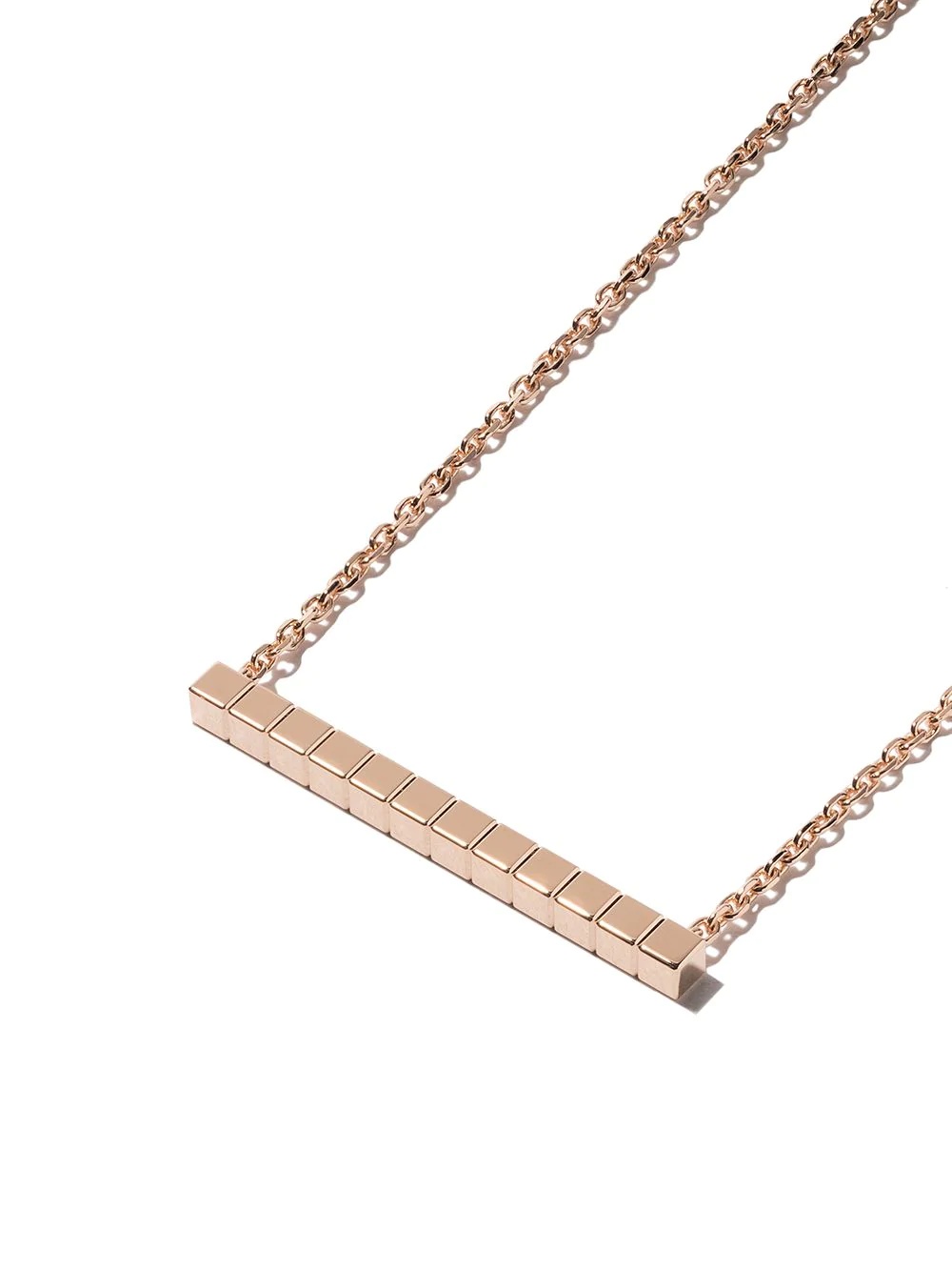 18kt rose gold Ice Cube necklace - 3