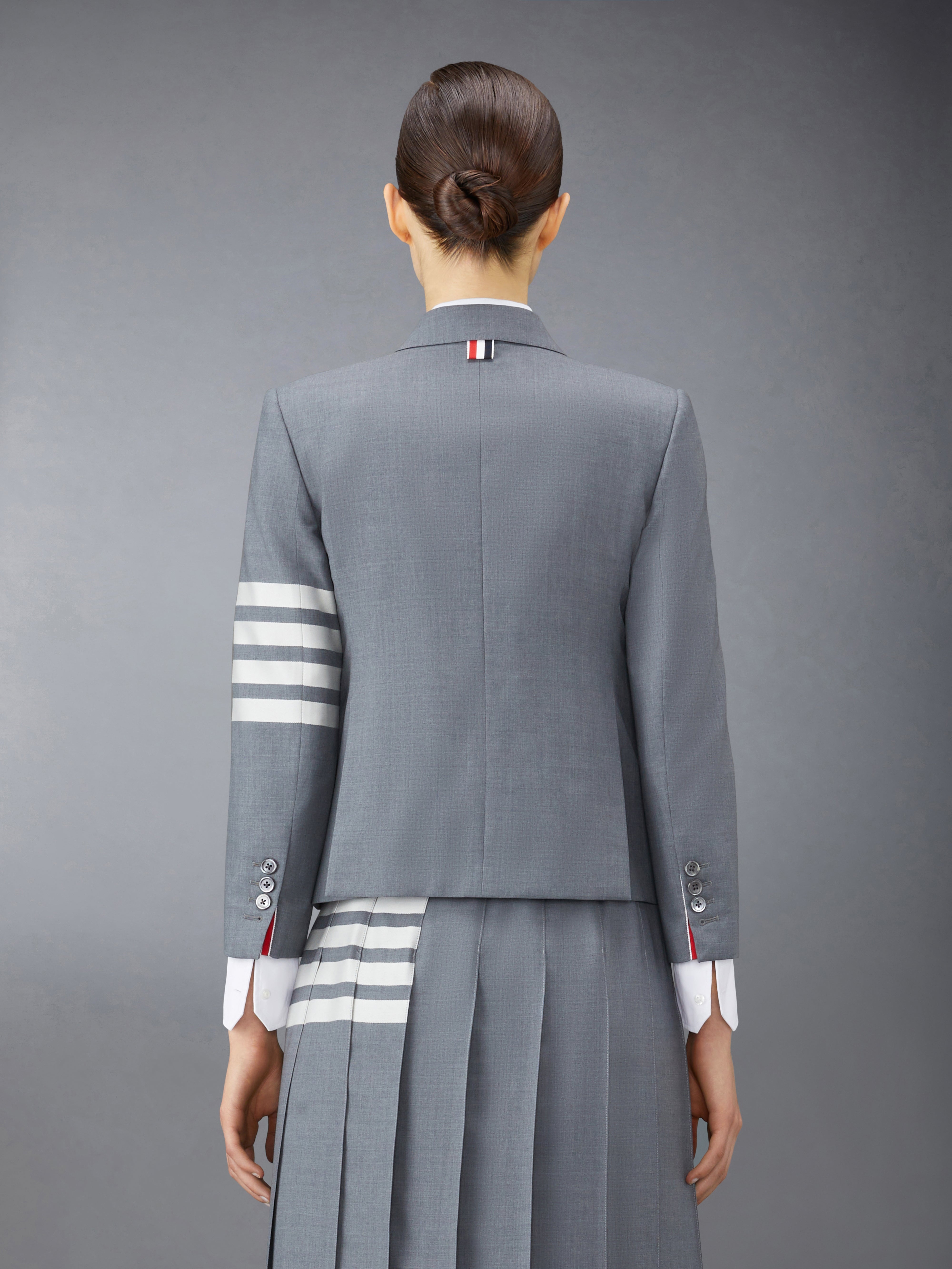 PLAIN WEAVE 4-BAR HIGH ARMHOLE SPORT COAT - 2