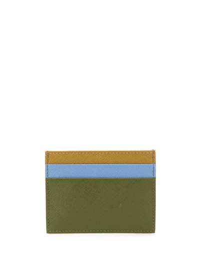 Marni tri-coloured logo cardholder outlook