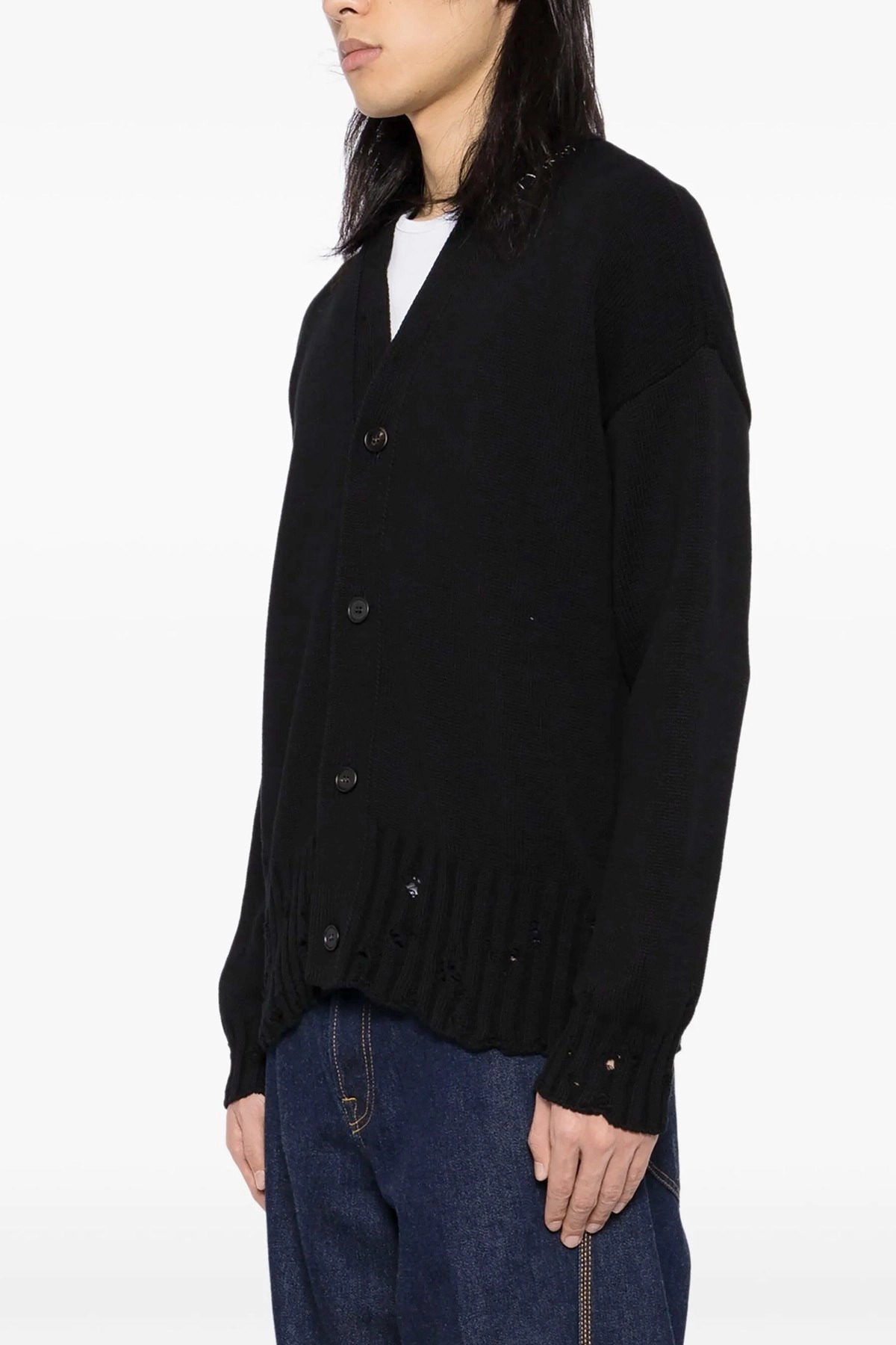 Logo embroidery cardigan - 2