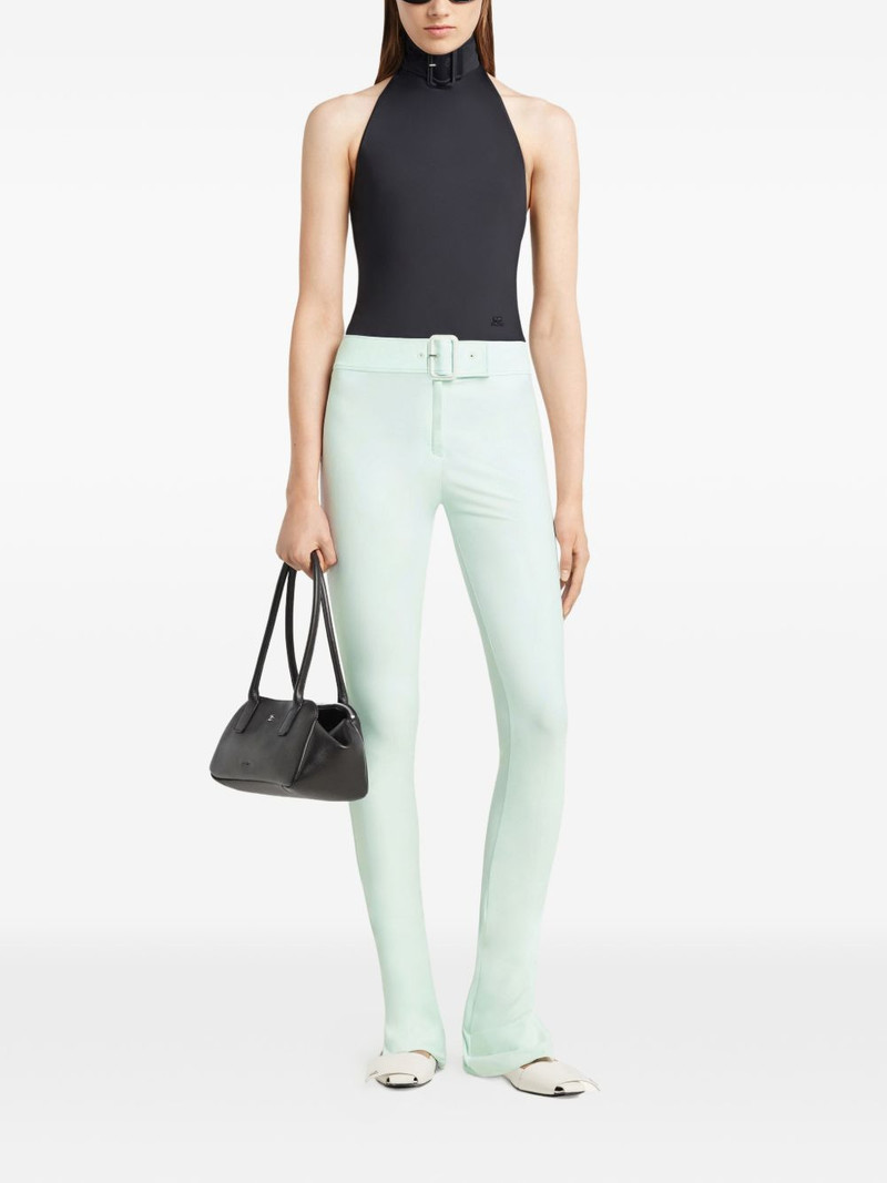 courrèges buckle-detail bodysuit outlook