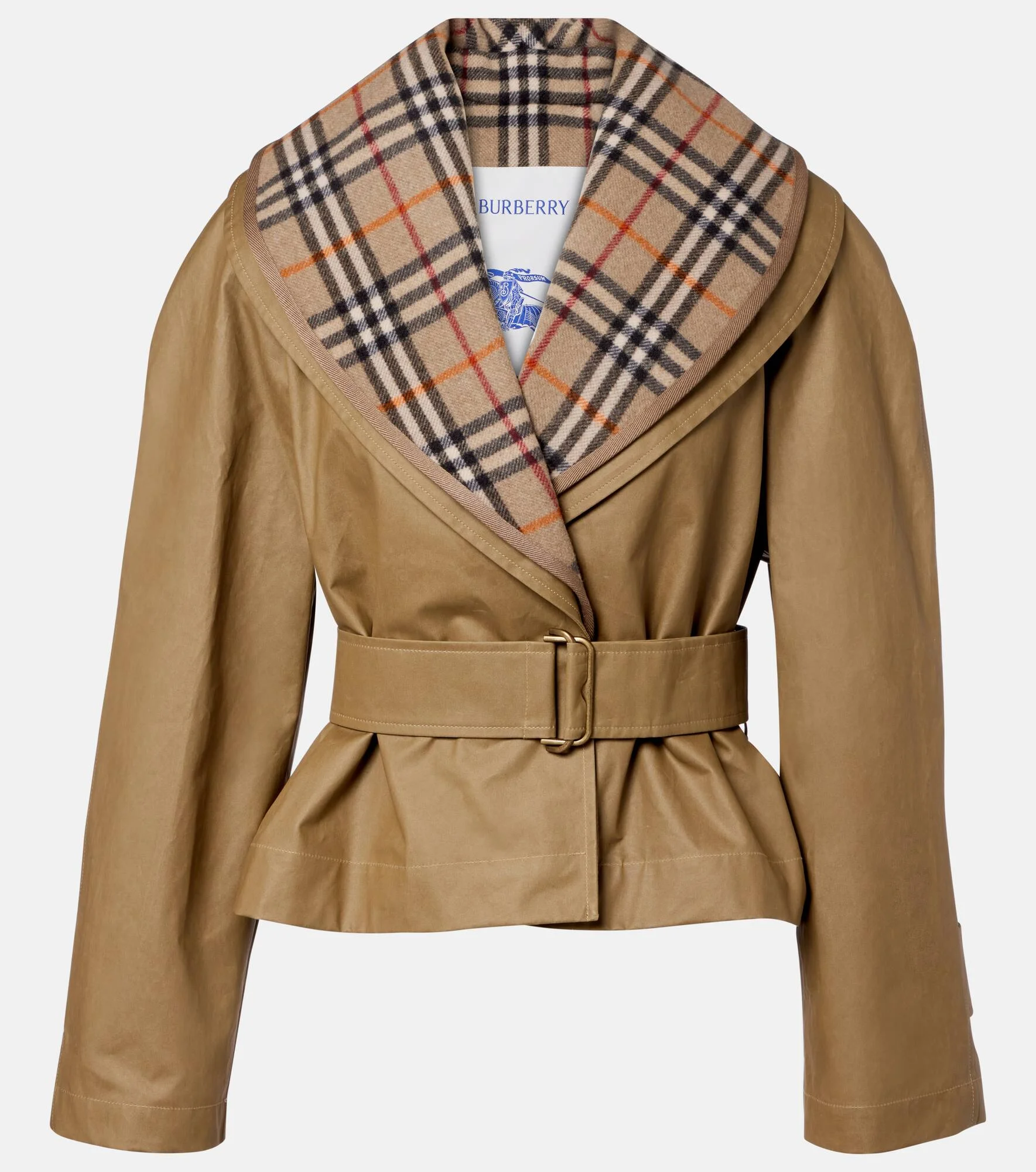 check-warmer jacket - 1