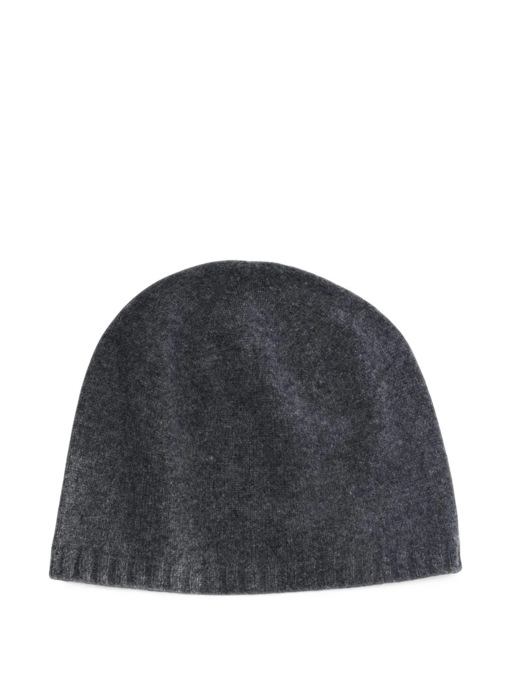 Slouchy ribbed-trim beanie hat - 1