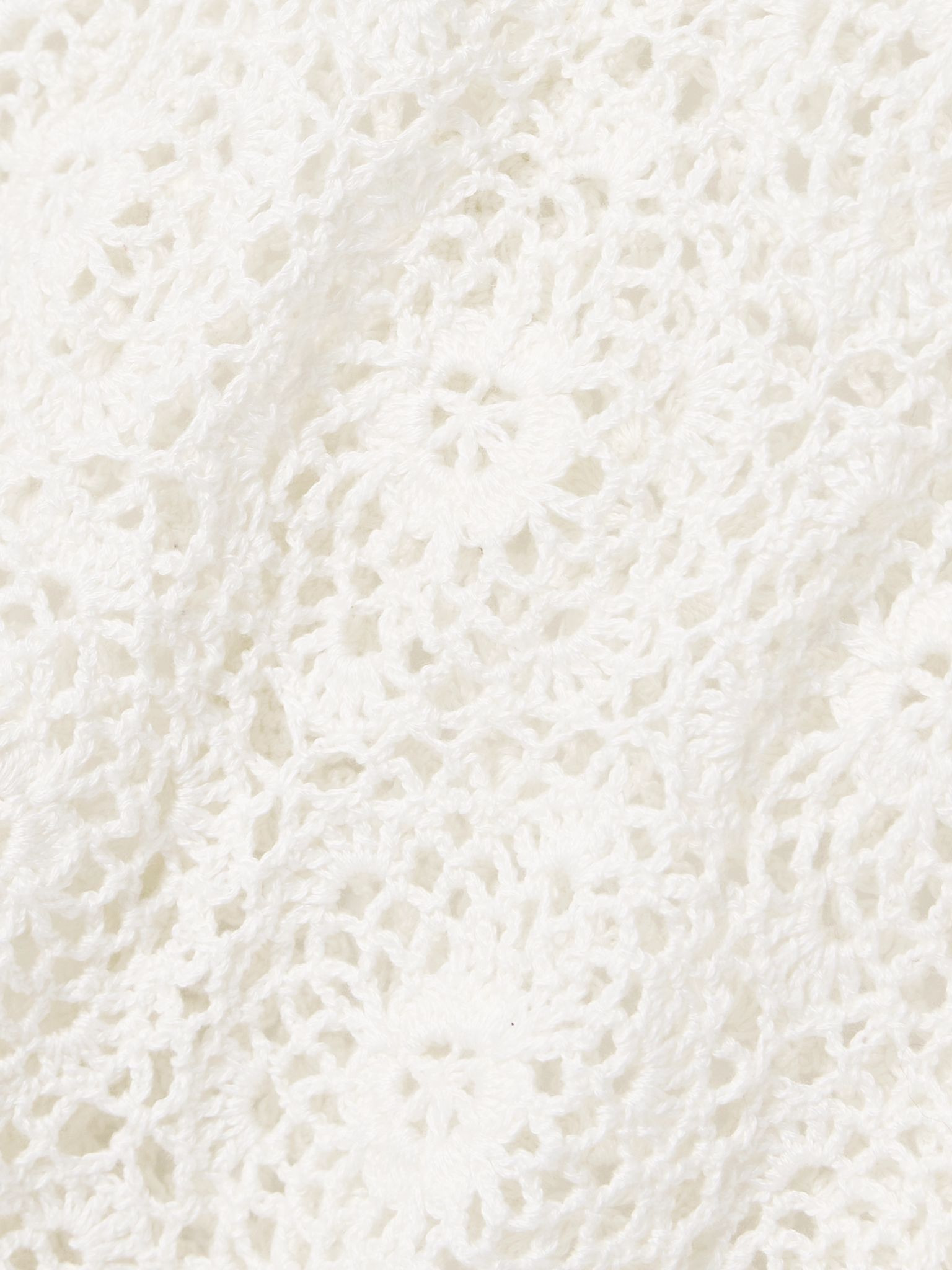 Gibson crocheted cotton top Ivory - 4