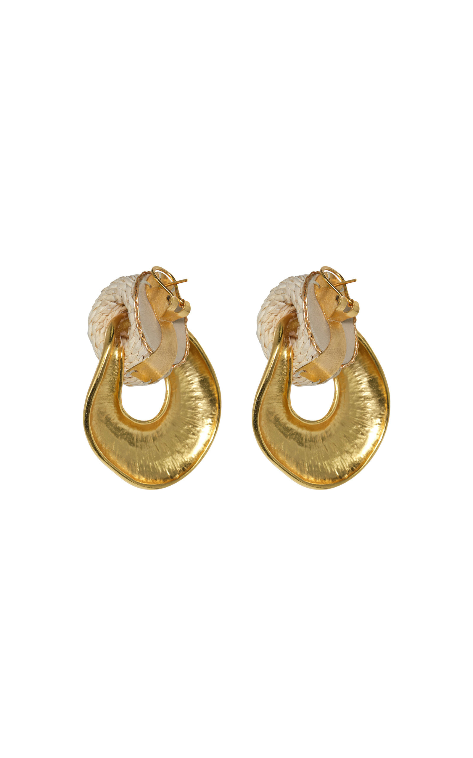 God Of The Sun Statement Earrings white - 3