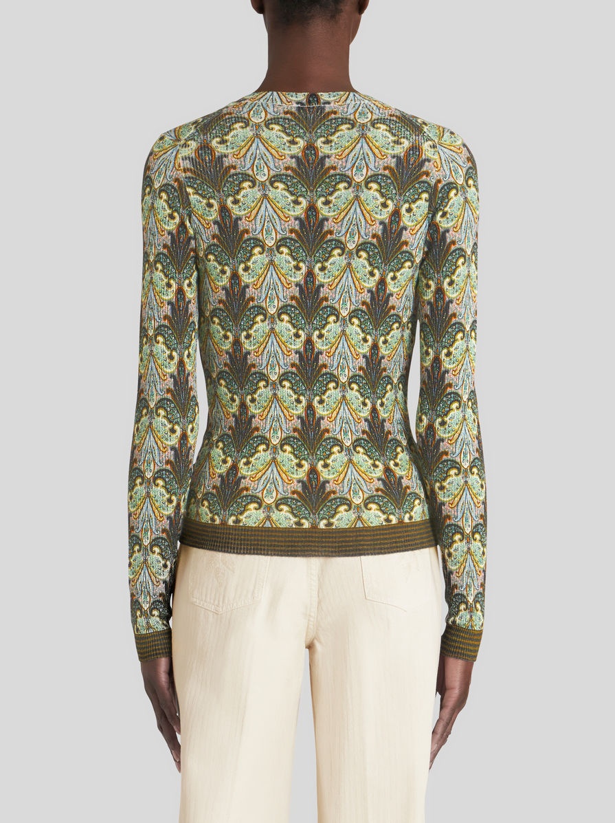 PRINTED WOOL JUMPER - 4