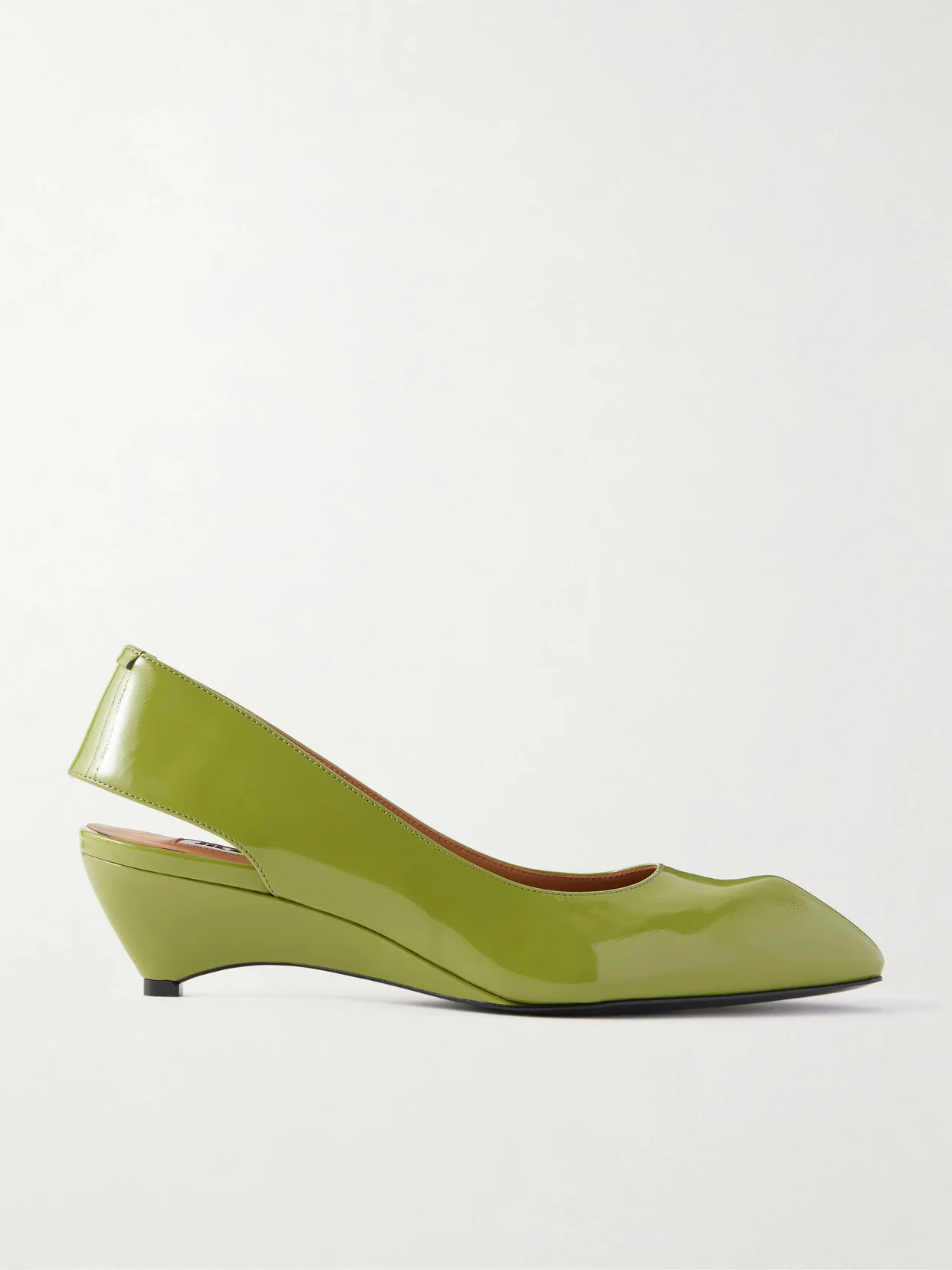 Slingback Leather Pumps - 1
