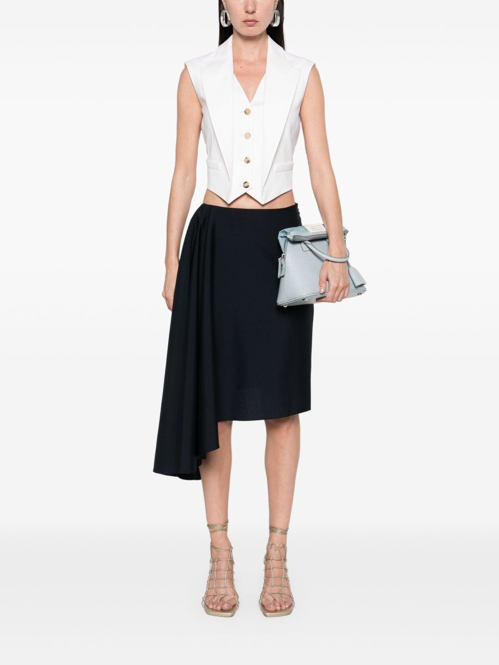 layered wool waistcoat - 2