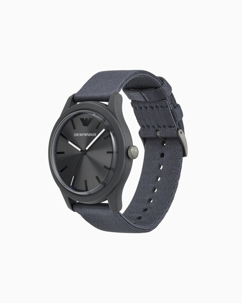 EMPORIO ARMANI THREE-HAND GRAY #TIDE OCEAN MATERIAL® WATCH outlook