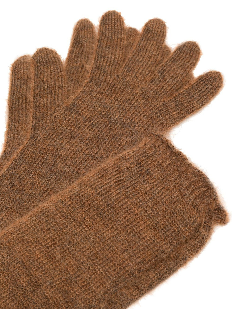 Max Mara fine-knit long gloves outlook