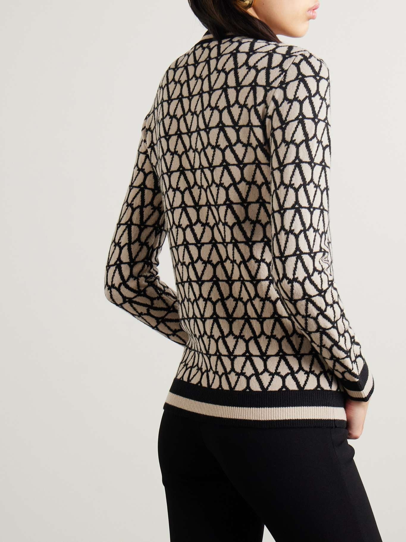 Intarsia-knit wool sweater - 3