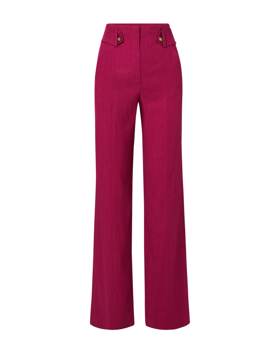SUNNY TWILL-LINEN PANT - 1