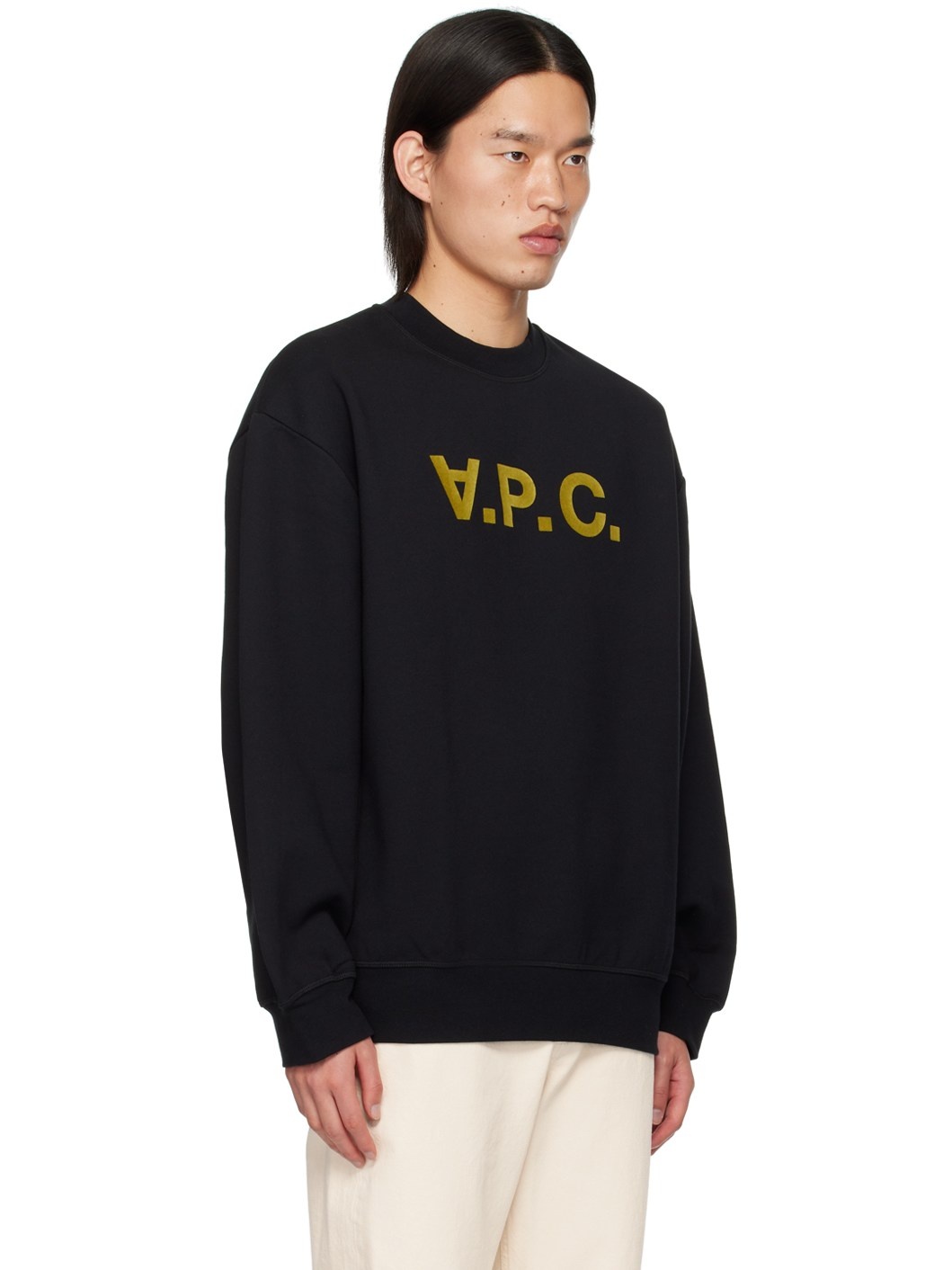 Black Oversize Grand 'V.P.C.' Sweatshirt - 2