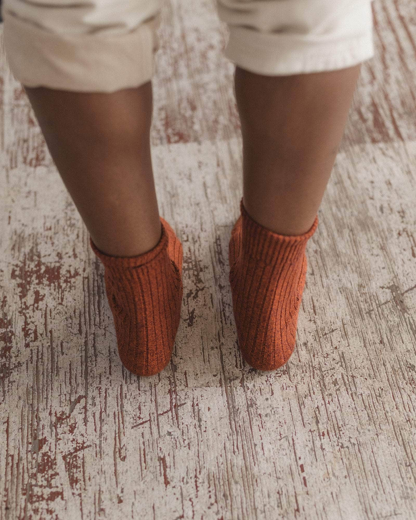 Rib Overankle Socks - Organic Cotton Rib - 3