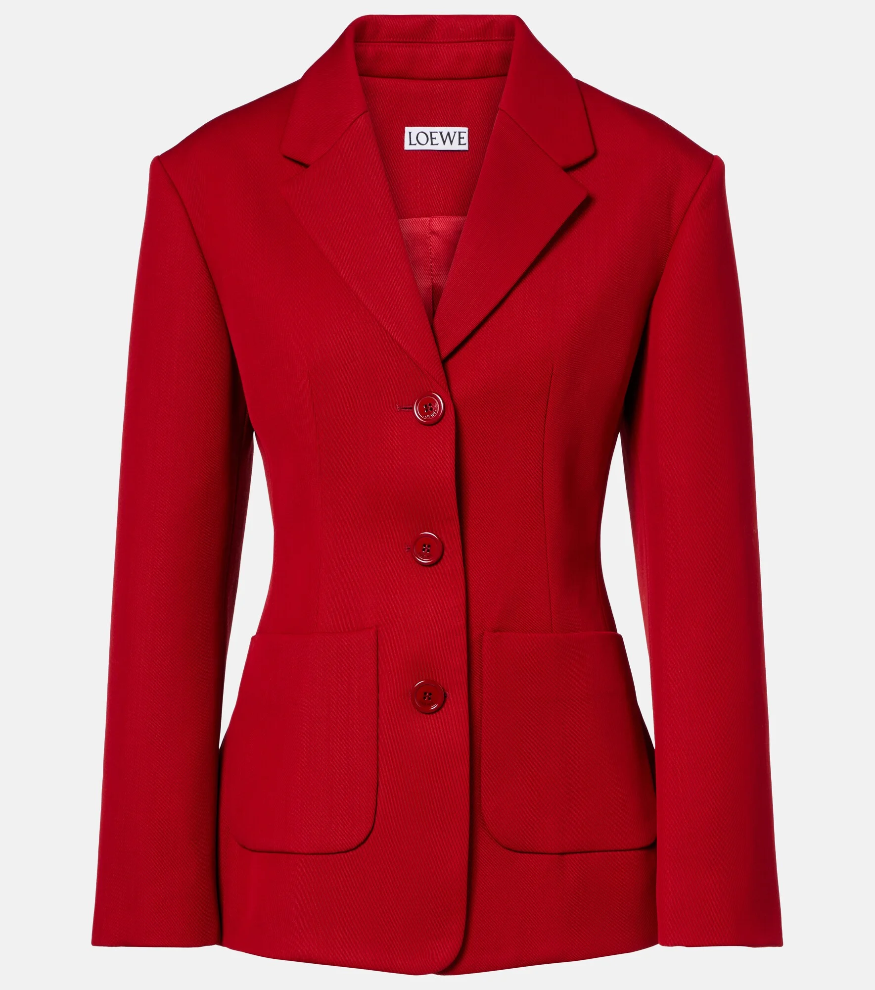 Wool-blend blazer - 1