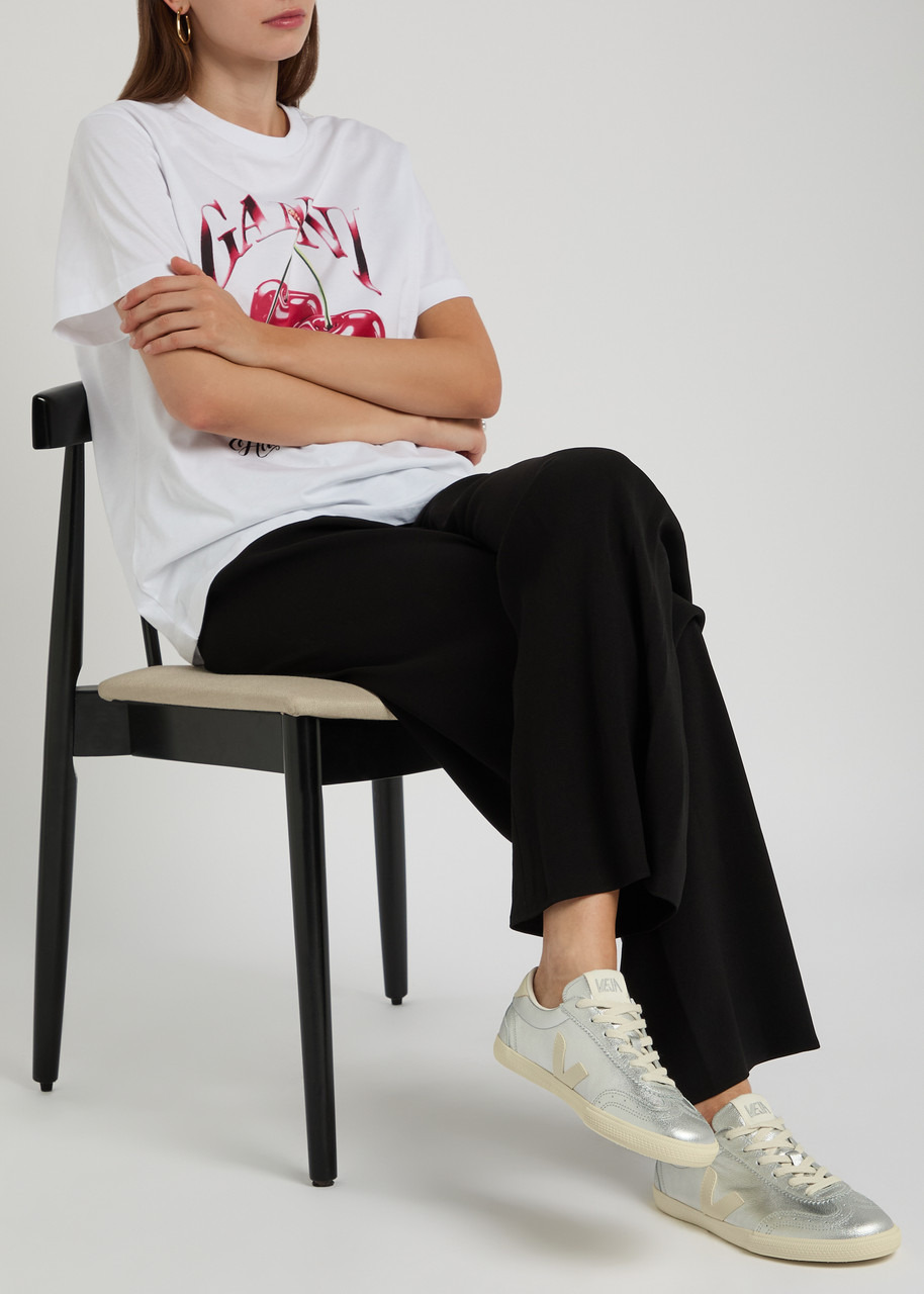 Veja Volley Metallic Leather Sneakers - 5
