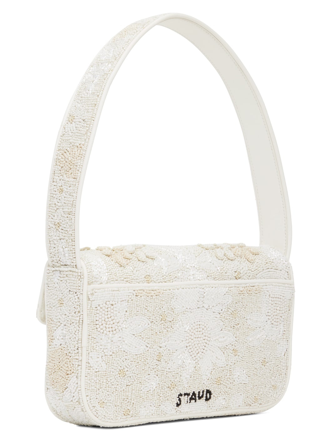White & Off-White Tommy Beaded Bag - 3