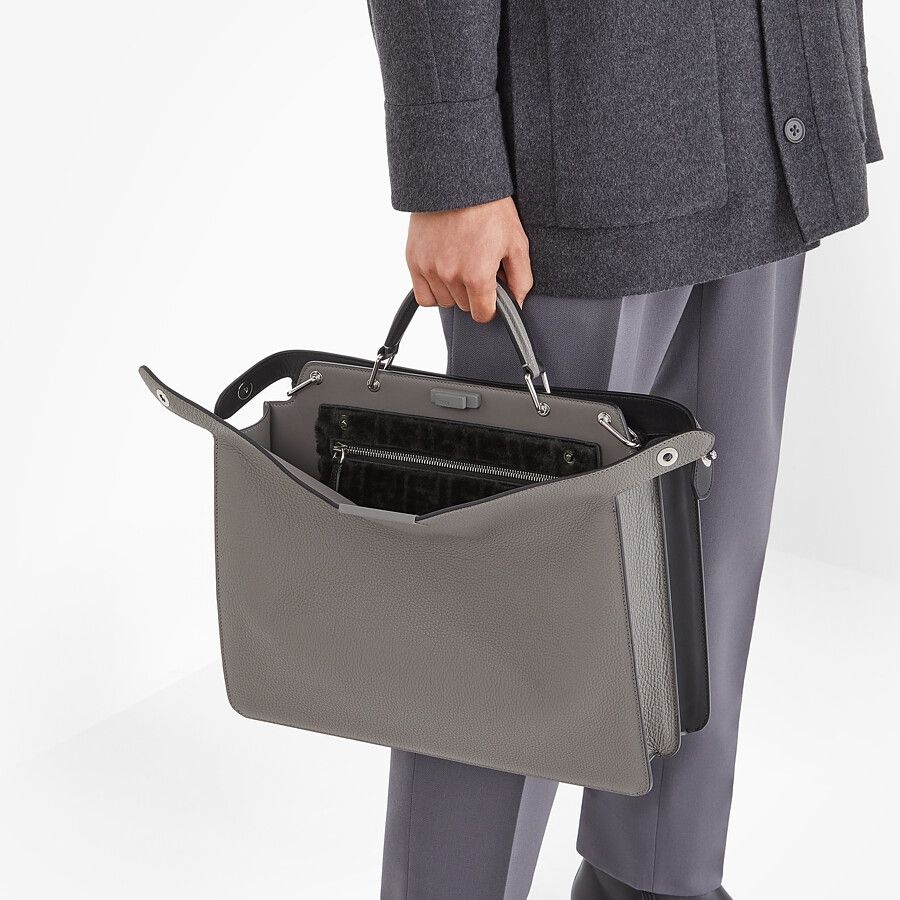 Black shearling pocket - 4