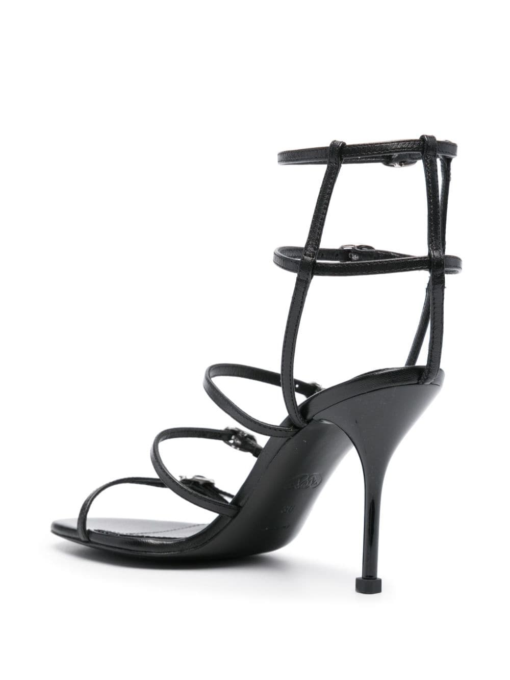 95mm leather sandals - 3