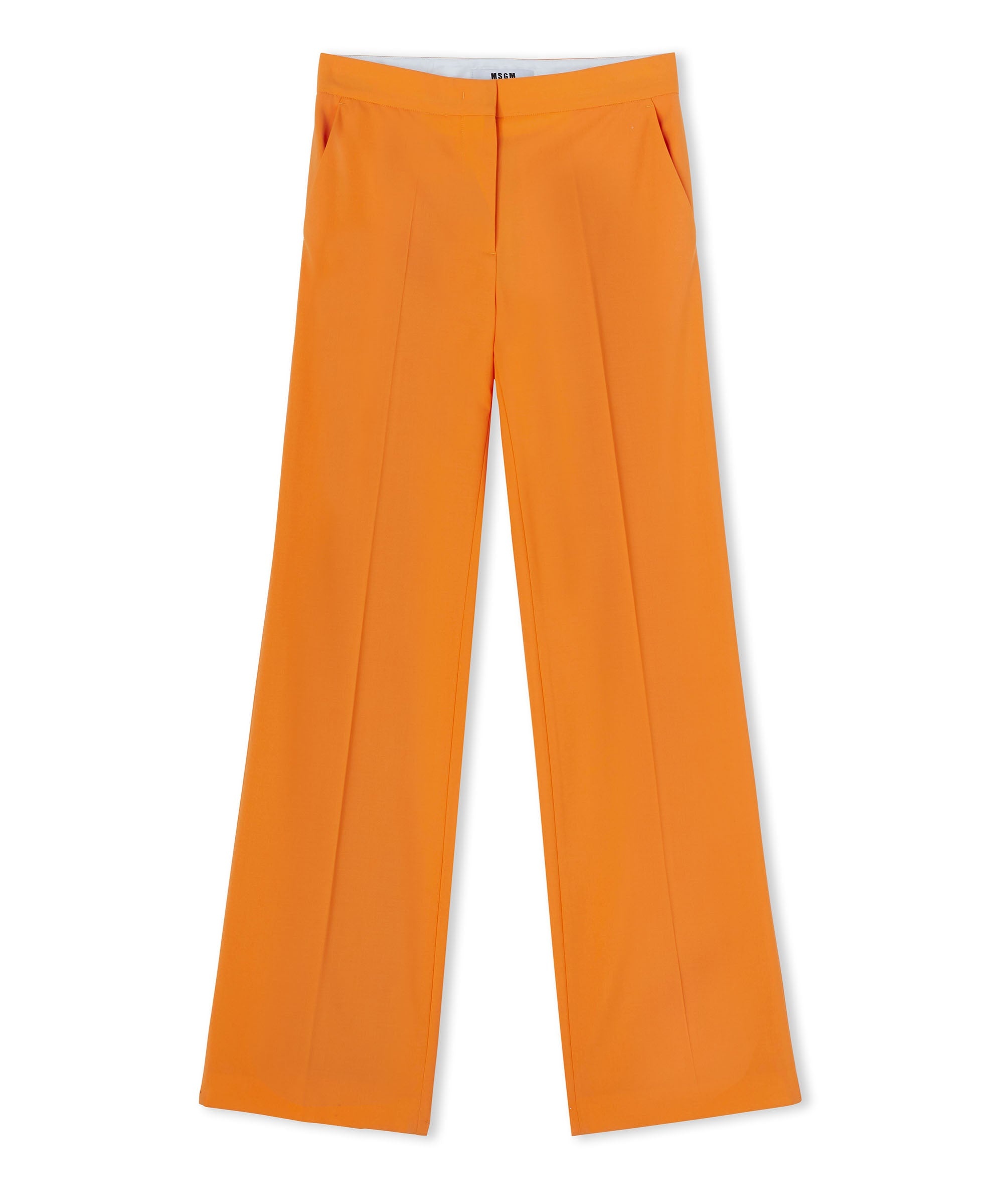 Lightweight wool tailored pants with straight legs - 2