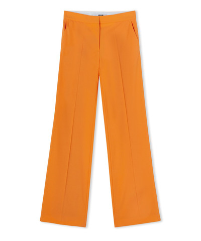 MSGM Lightweight wool tailored pants with straight legs outlook