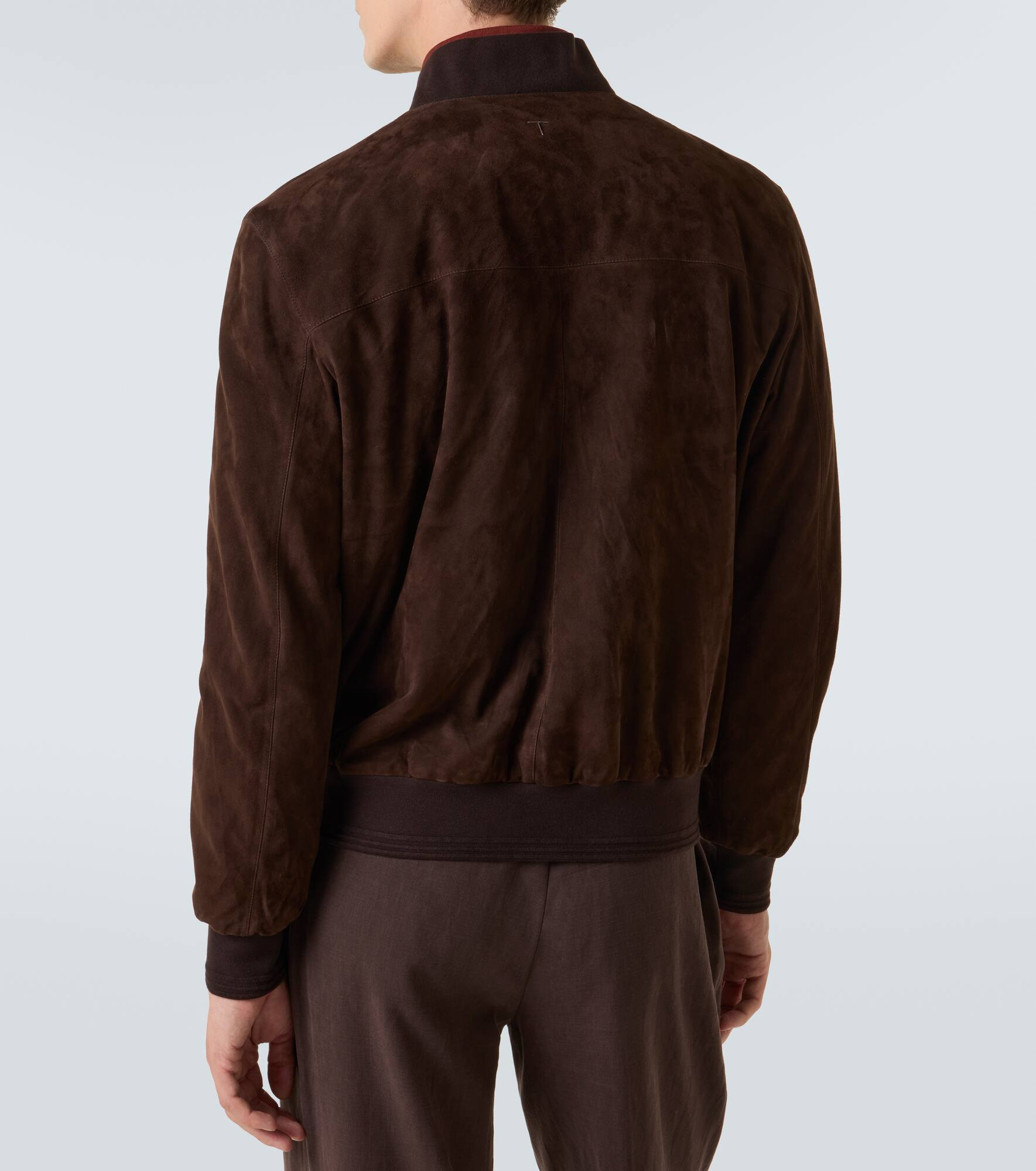 Suede bomber jacket - 4