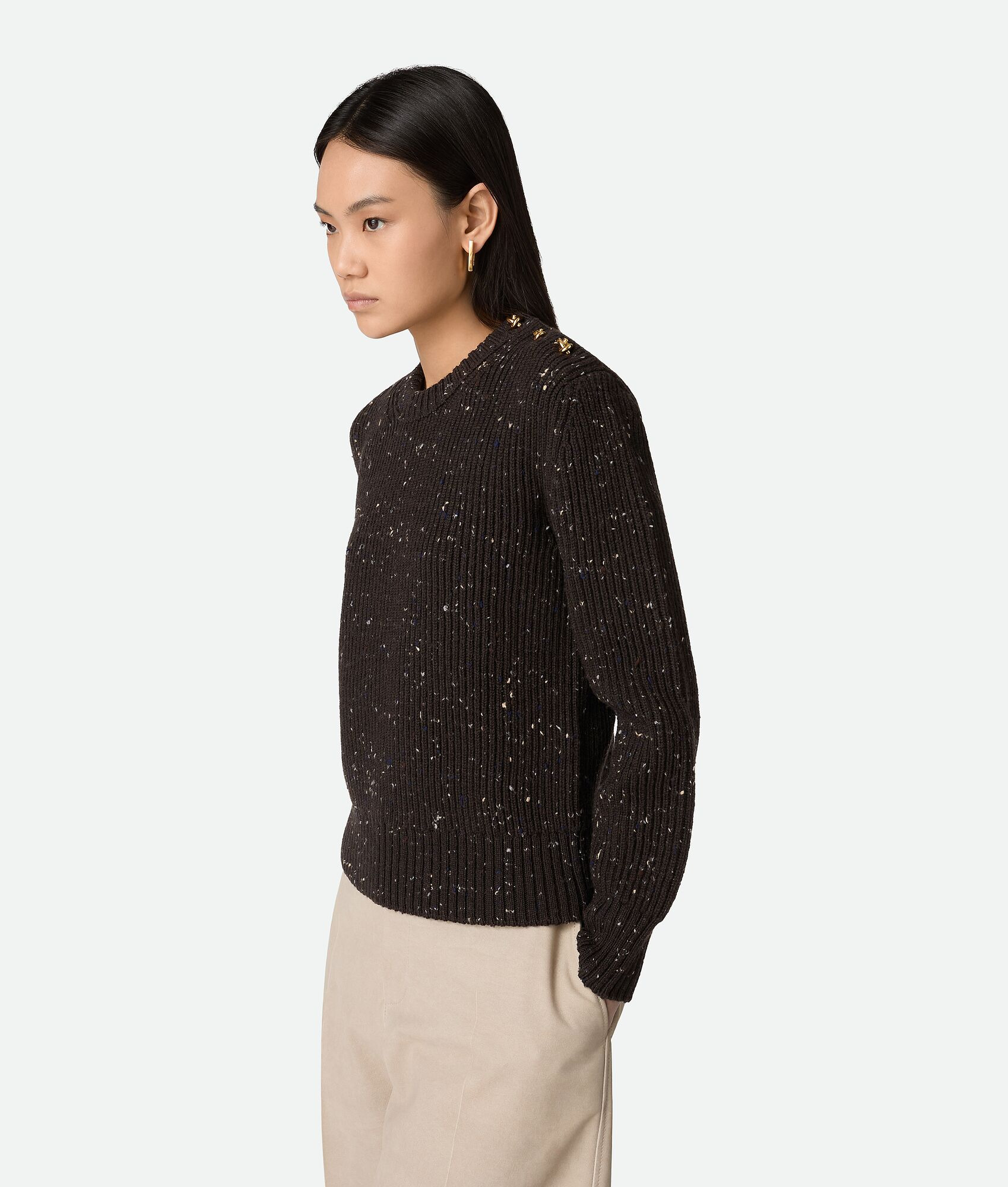 Wool English Rib Sweater - 2
