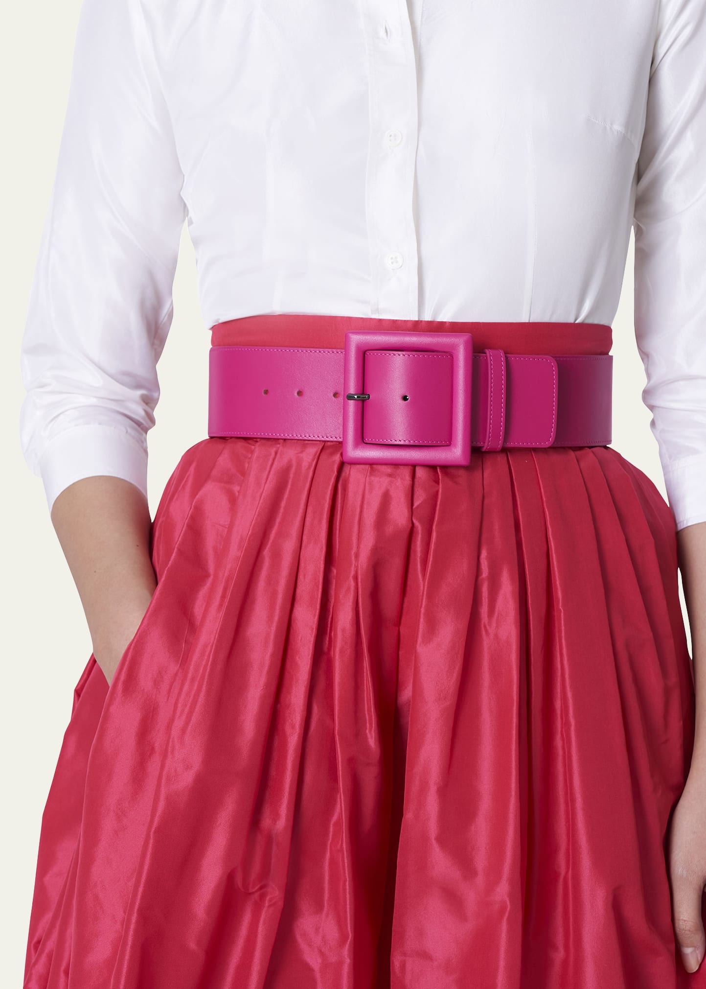 Pleated Silk Ball Skirt - 4