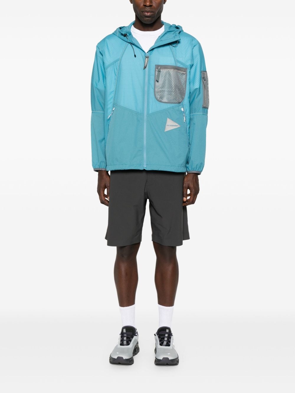 Breath Rip hooded mesh-pocket jacket - 2