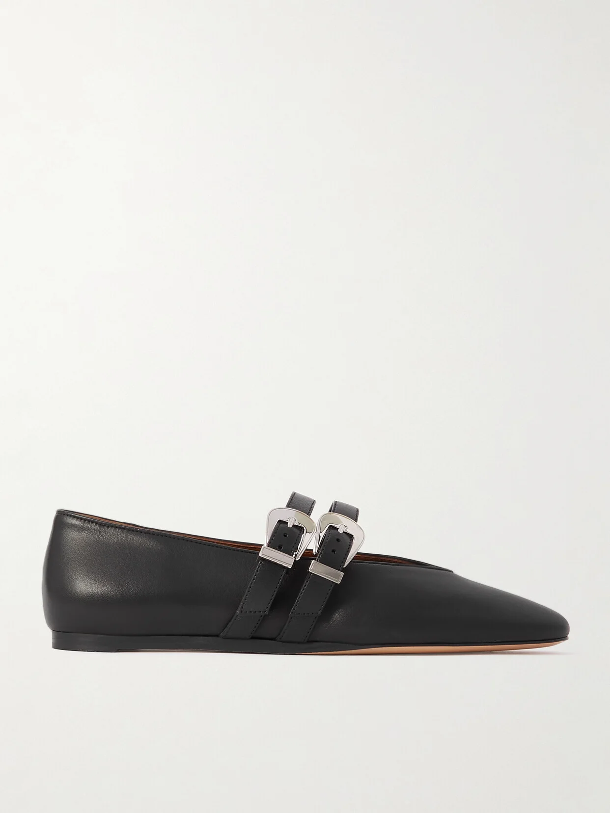 Claudia Leather Mary-jane Ballet Flats - 1