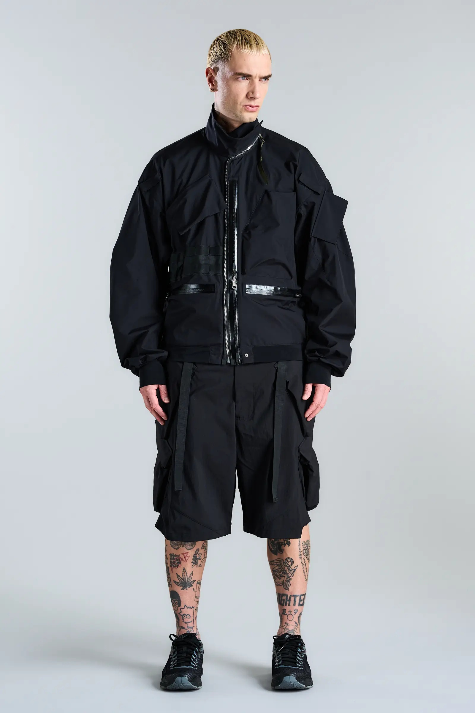 J123TS-WS 3L Windstopper® Tec Sys Interops Jacket Black - 30