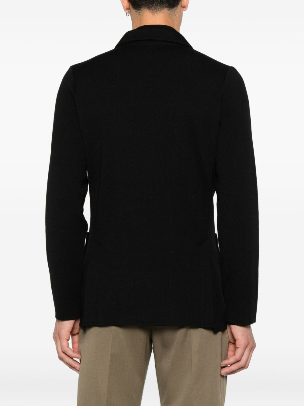double-breasted wool jacket - 4