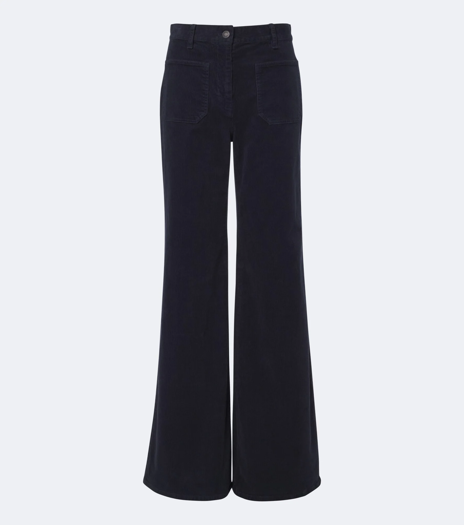 Florence cotton-blend corduroy wide-leg pants - 1