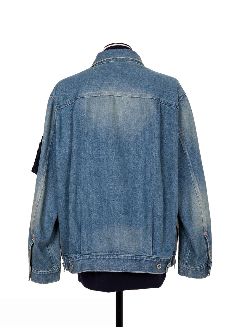 Denim x Nylon Twill Jacket 4