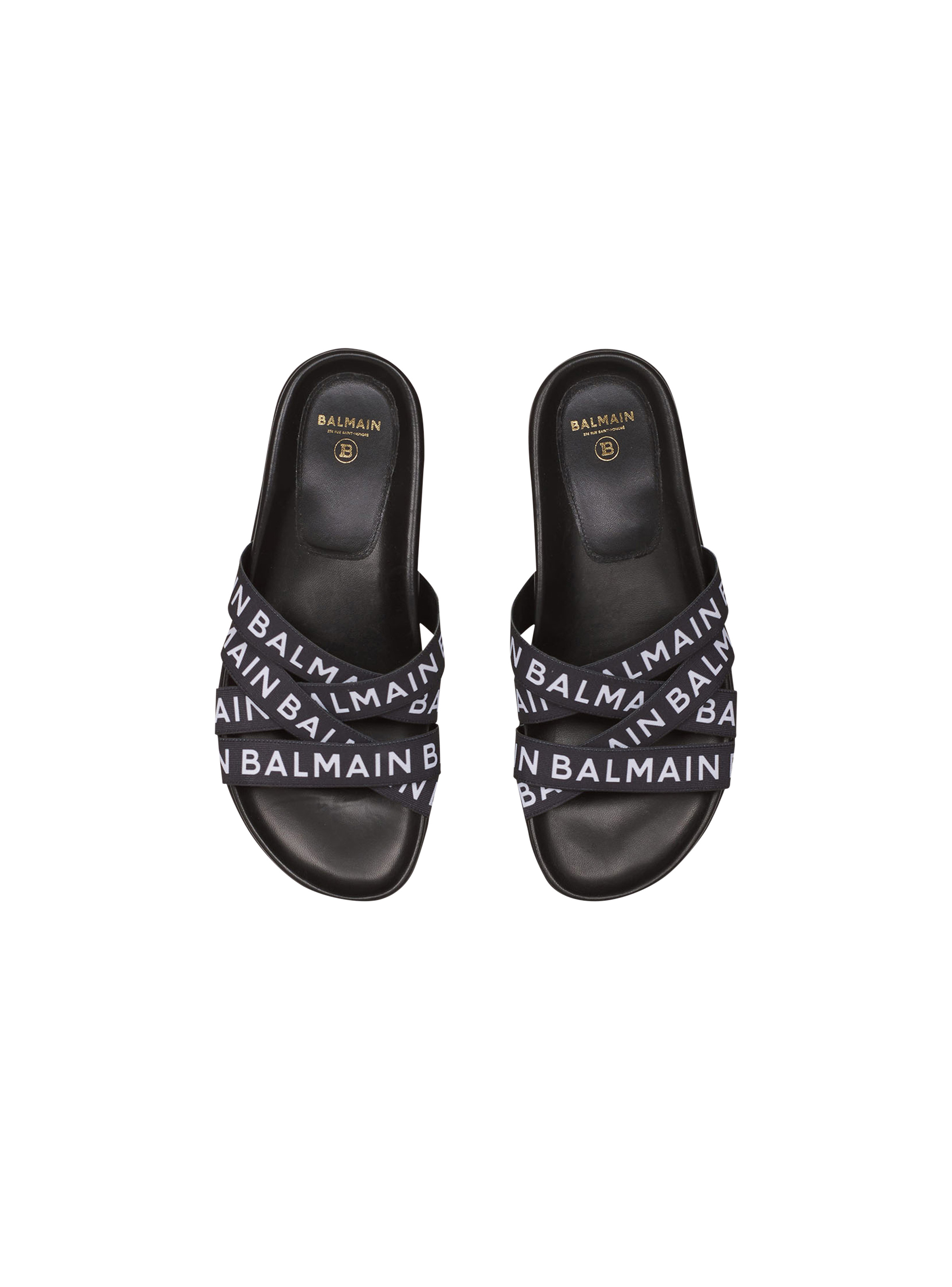 Union flip flops with Balmain logo print - 3