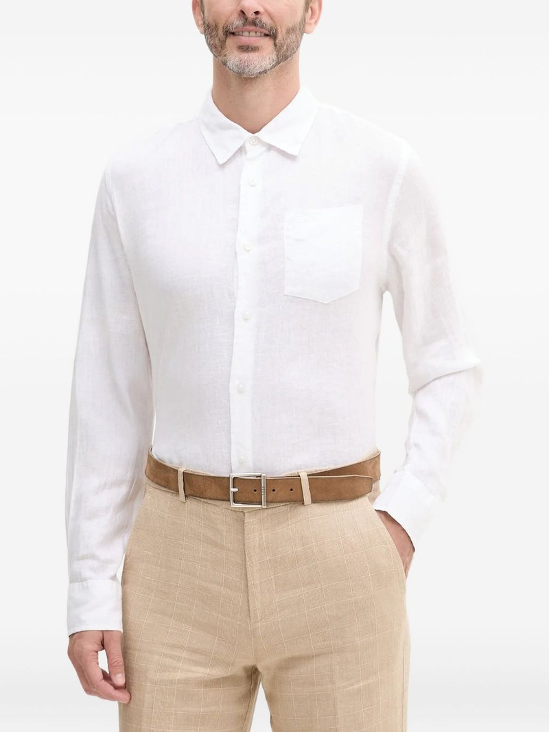 pocket linen shirt 1