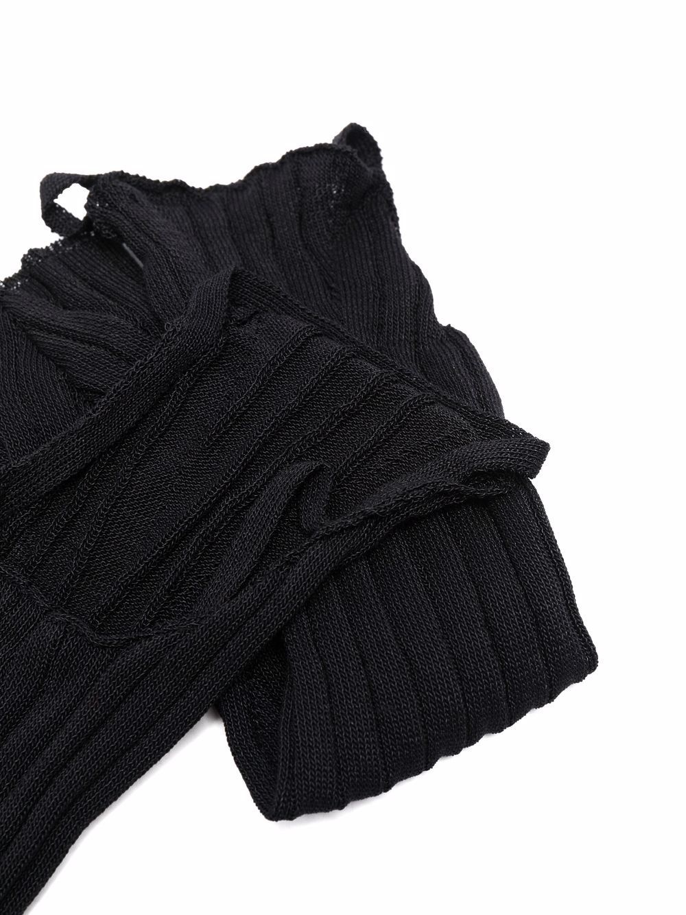 Harkman rib-knit arm warmers - 2