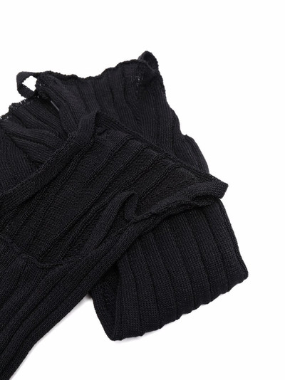 Kiko Kostadinov Harkman rib-knit arm warmers outlook