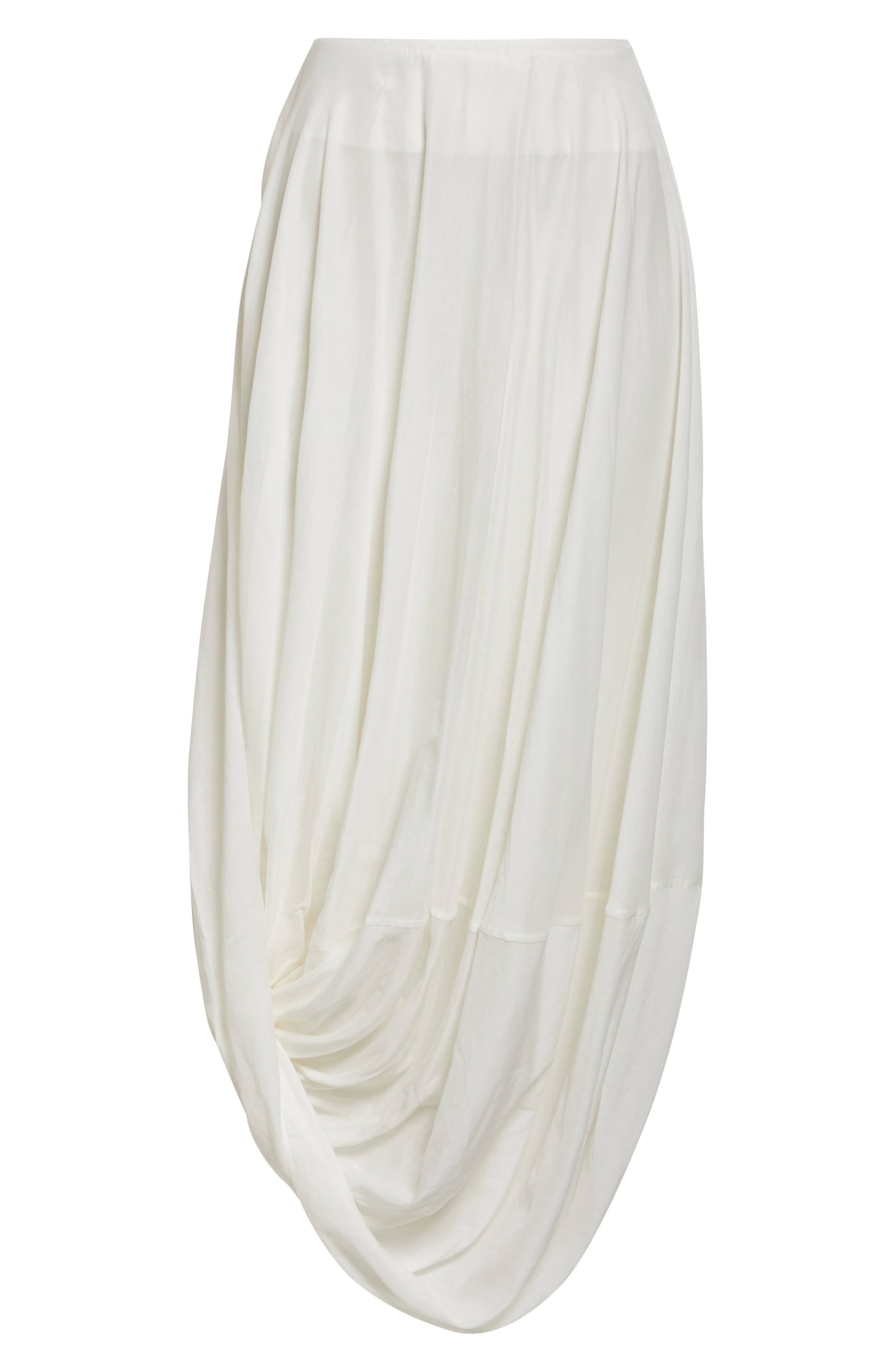TOTEME Cocoon Maxi Skirt in White at Nordstrom - 6