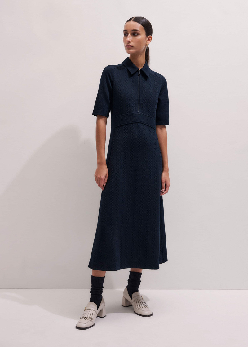 Half Zip Midi Dress 7
