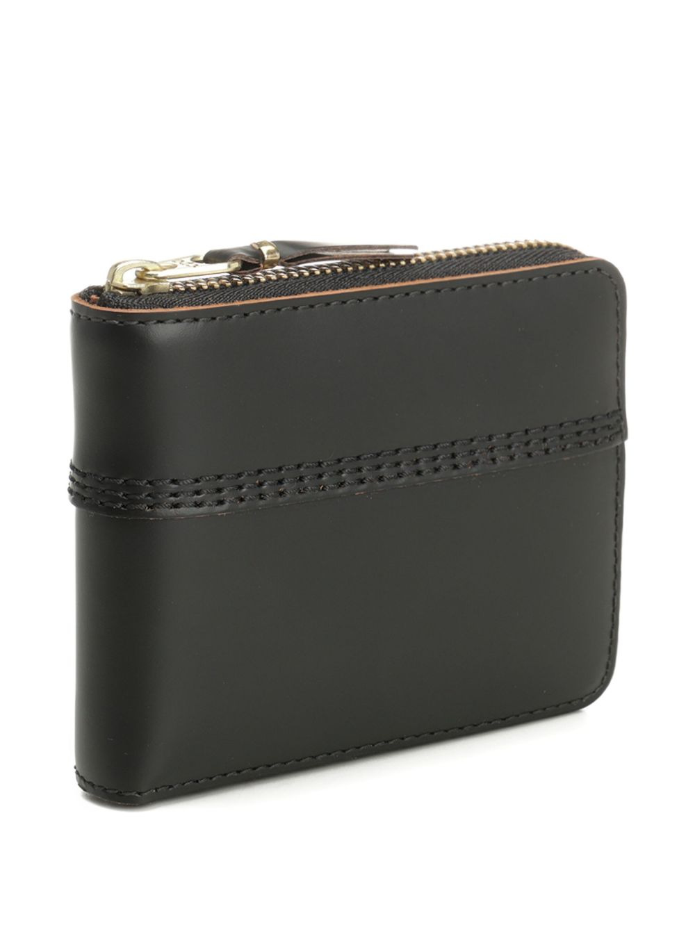 zip-around leather wallet - 2