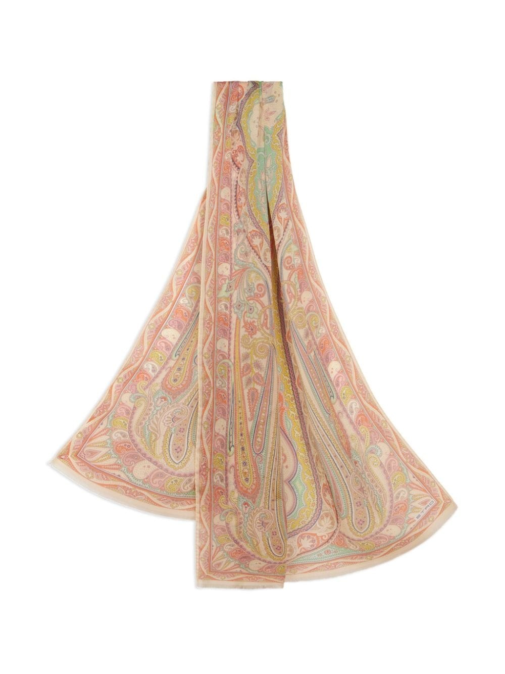 printed silk scarf - 2
