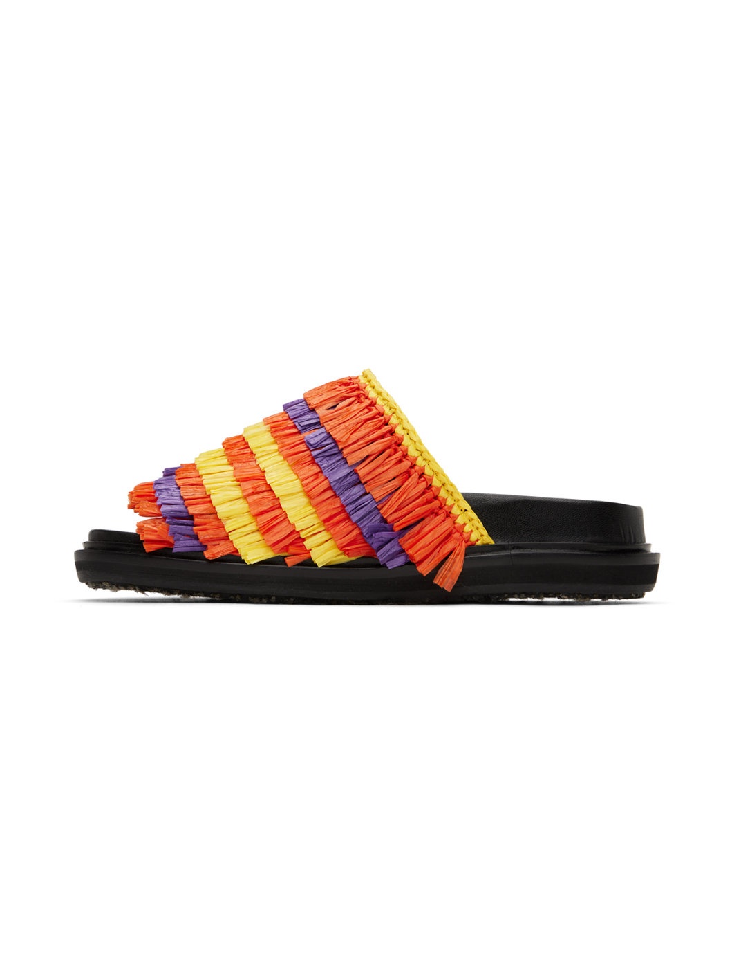 Orange & Yellow Fussbett Sandals - 3