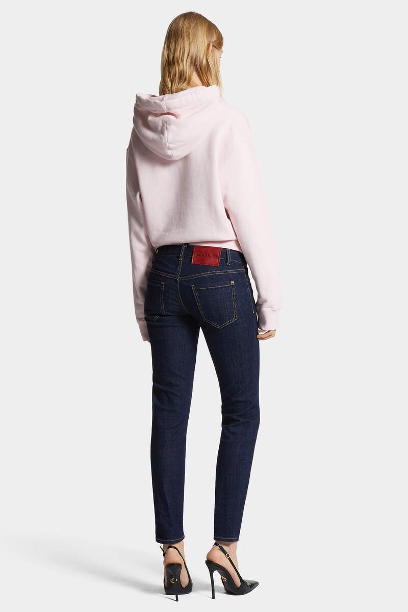 DARK RINSE WASH JENNIFER JEANS - 4