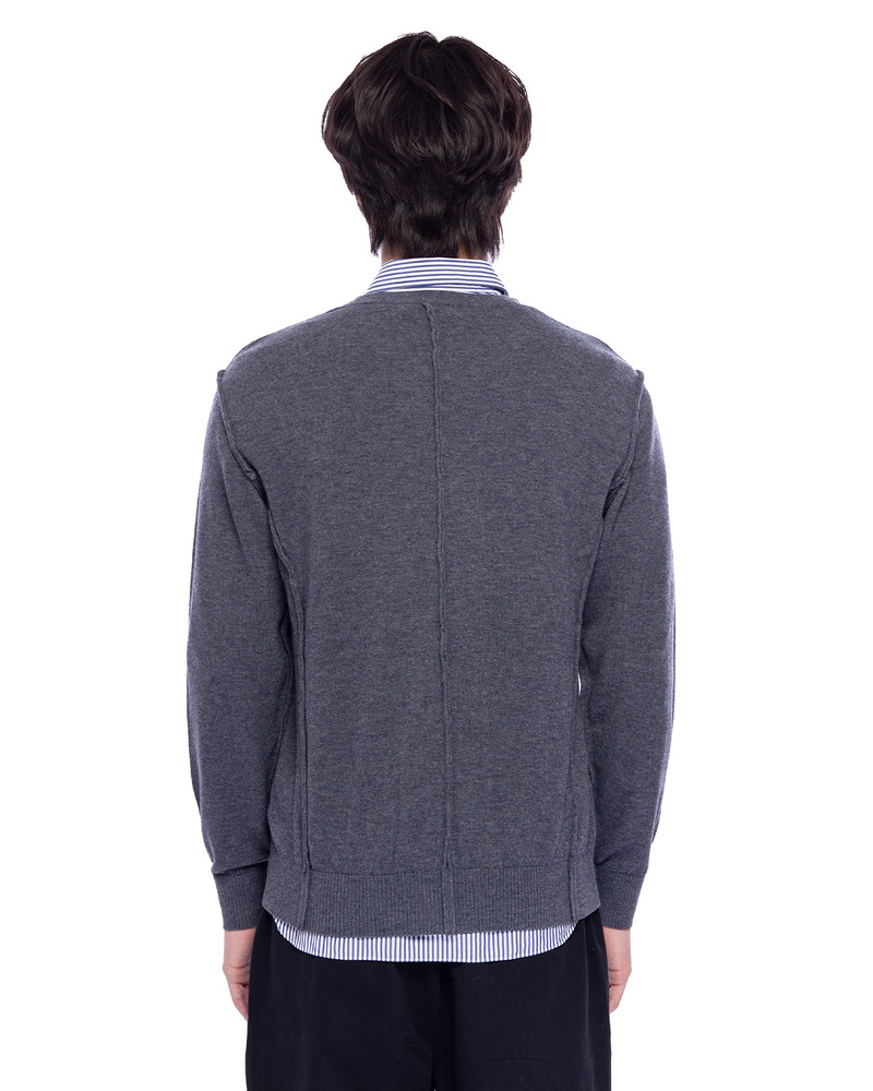 08aw UNDERCOVER Argyle Cardigan-