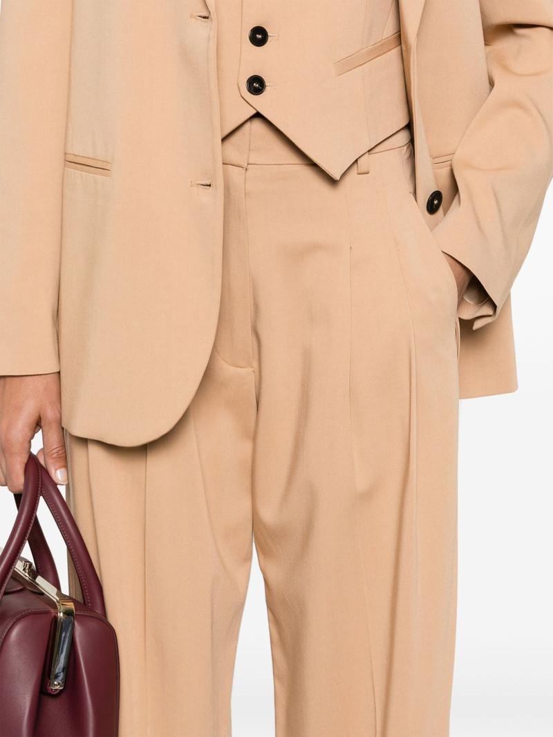 dart-detailed tapered trousers 5