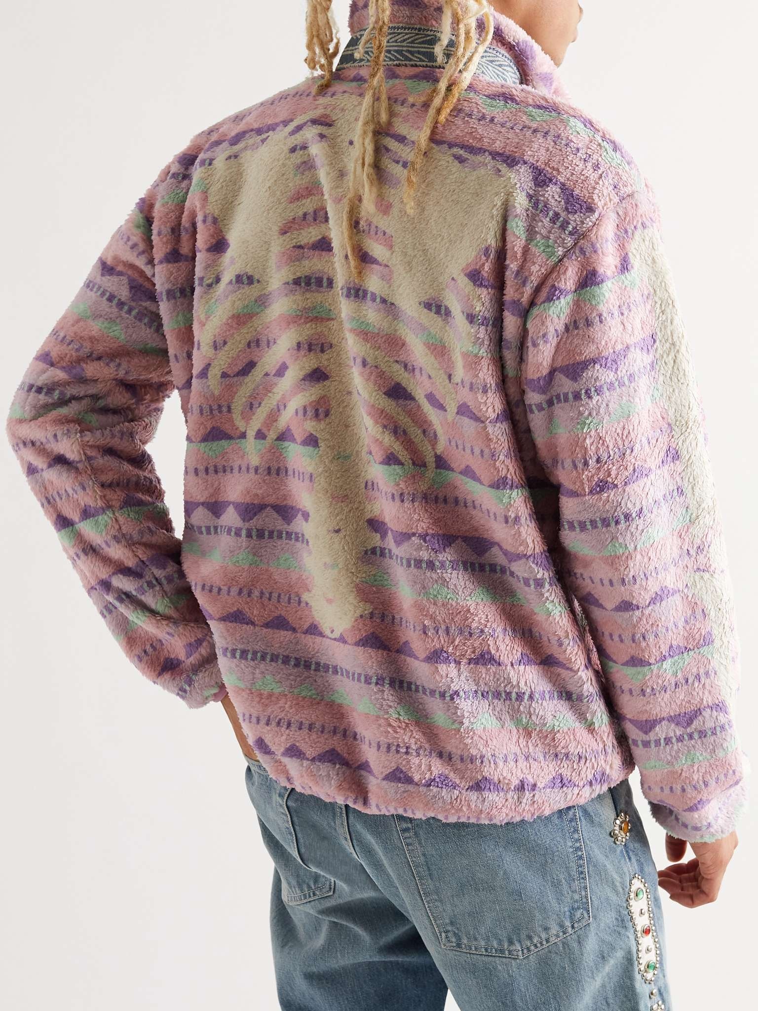 Ashland Printed Fleece Zip-Up Sweatshirt - 4