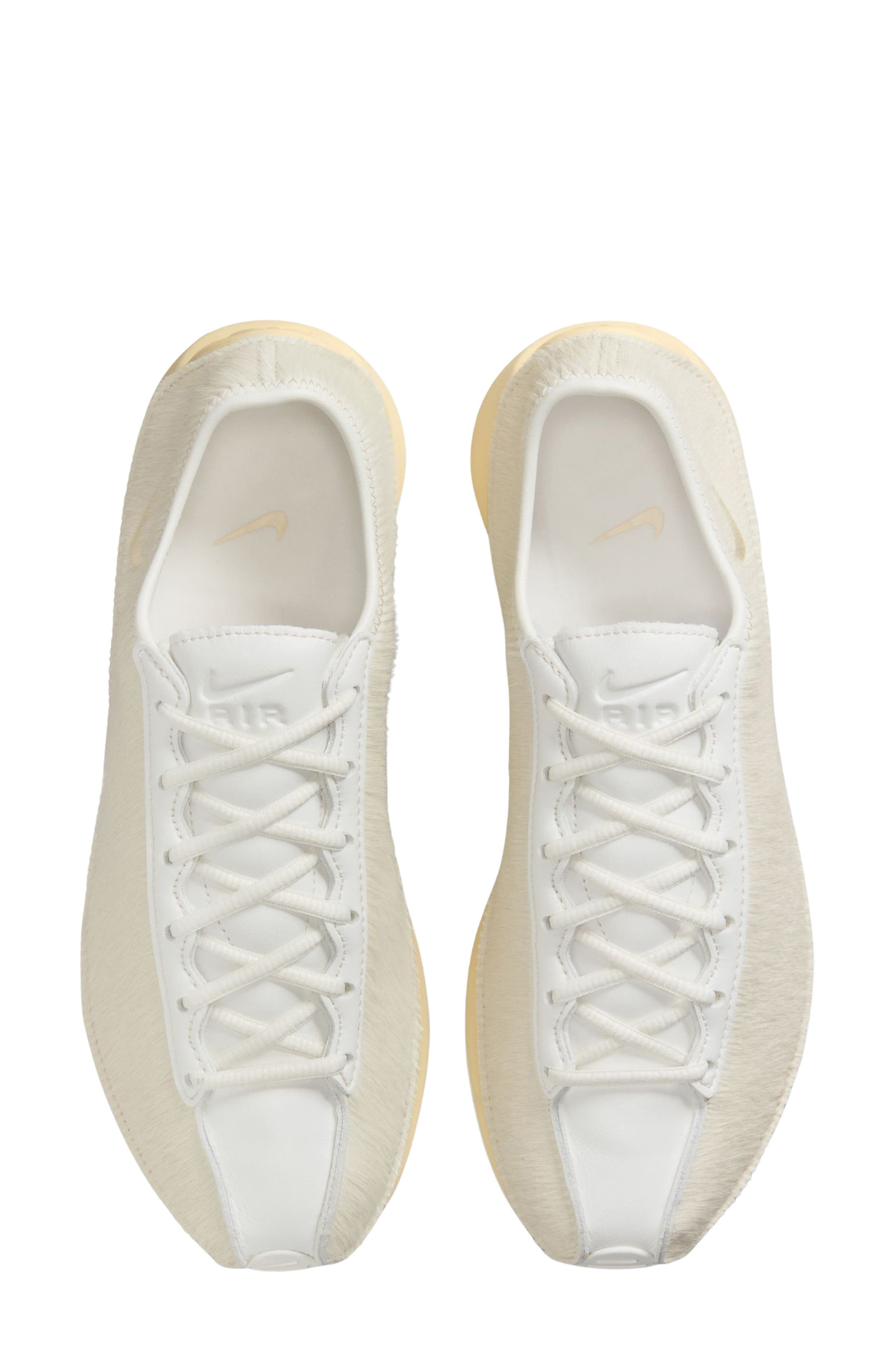 Nike Air Superfly Genuine Calf Hair Sneaker in Sail/Muslin/Soft Yellow at Nordstrom - 4